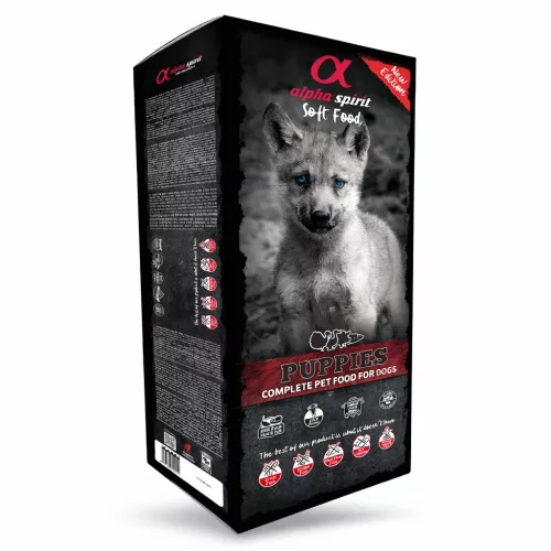 Alpha Spirit Puppy félnedves kutyatáp 9kg