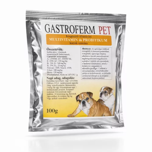 Gastroferm Pet probiotikum kutyáknak 100g