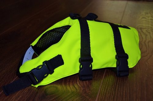 Mentőmellény kutyáknak neonzöld XS méret