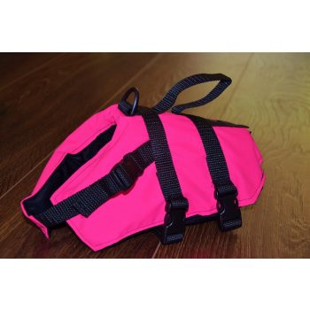 Mentőmellény kutyáknak pink L méret