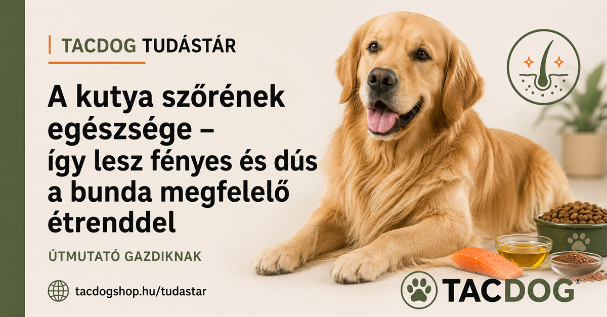 A kutya szőrének egészsége – így lesz fényes és dús a bunda megfelelő étrenddel