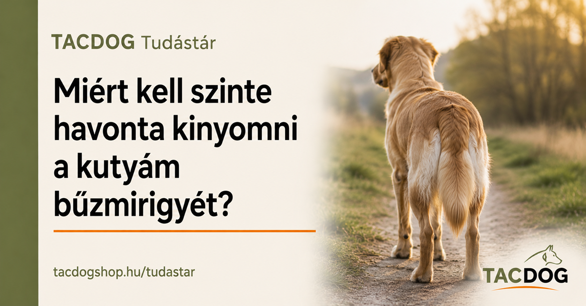Miért kell szinte havonta kinyomni a kutyám bűzmirigyét?