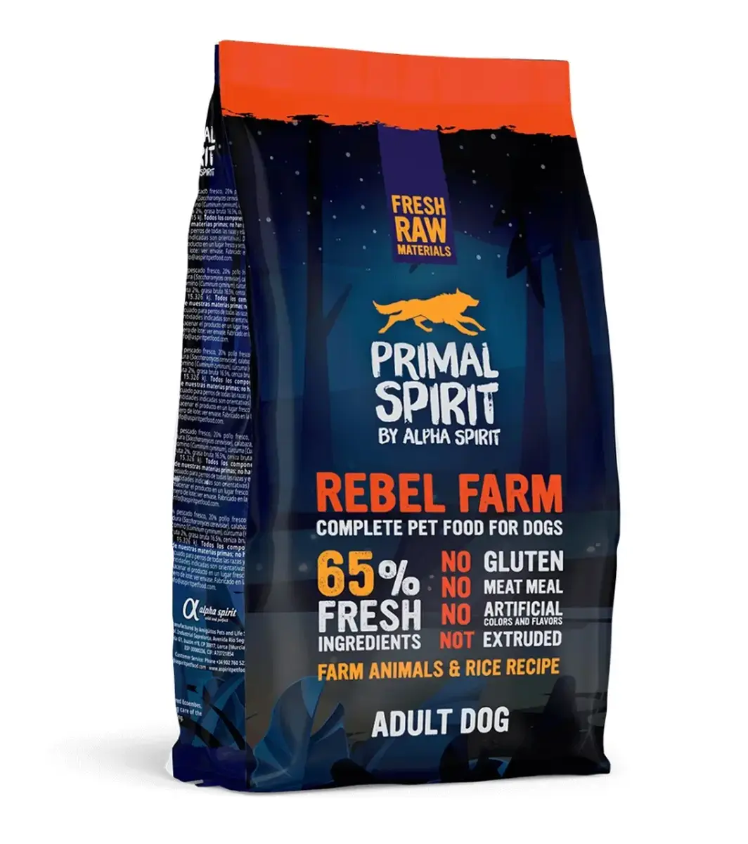 Primal Spirit Rebel Farm kutyatáp 1kg